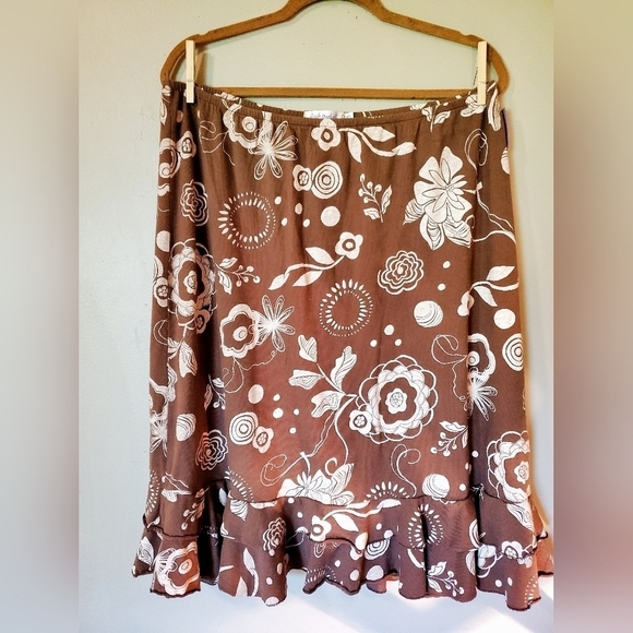 Fresh Produce floral midi skirt - Picture 1 of 5